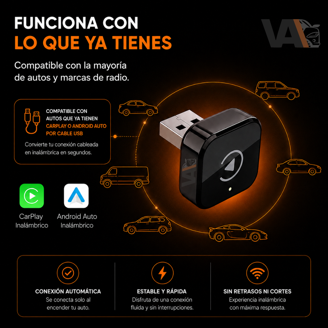 Adaptador Carplay Inalámbrico FL