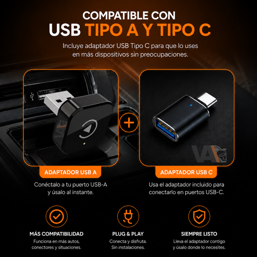 Adaptador Carplay Inalámbrico FL